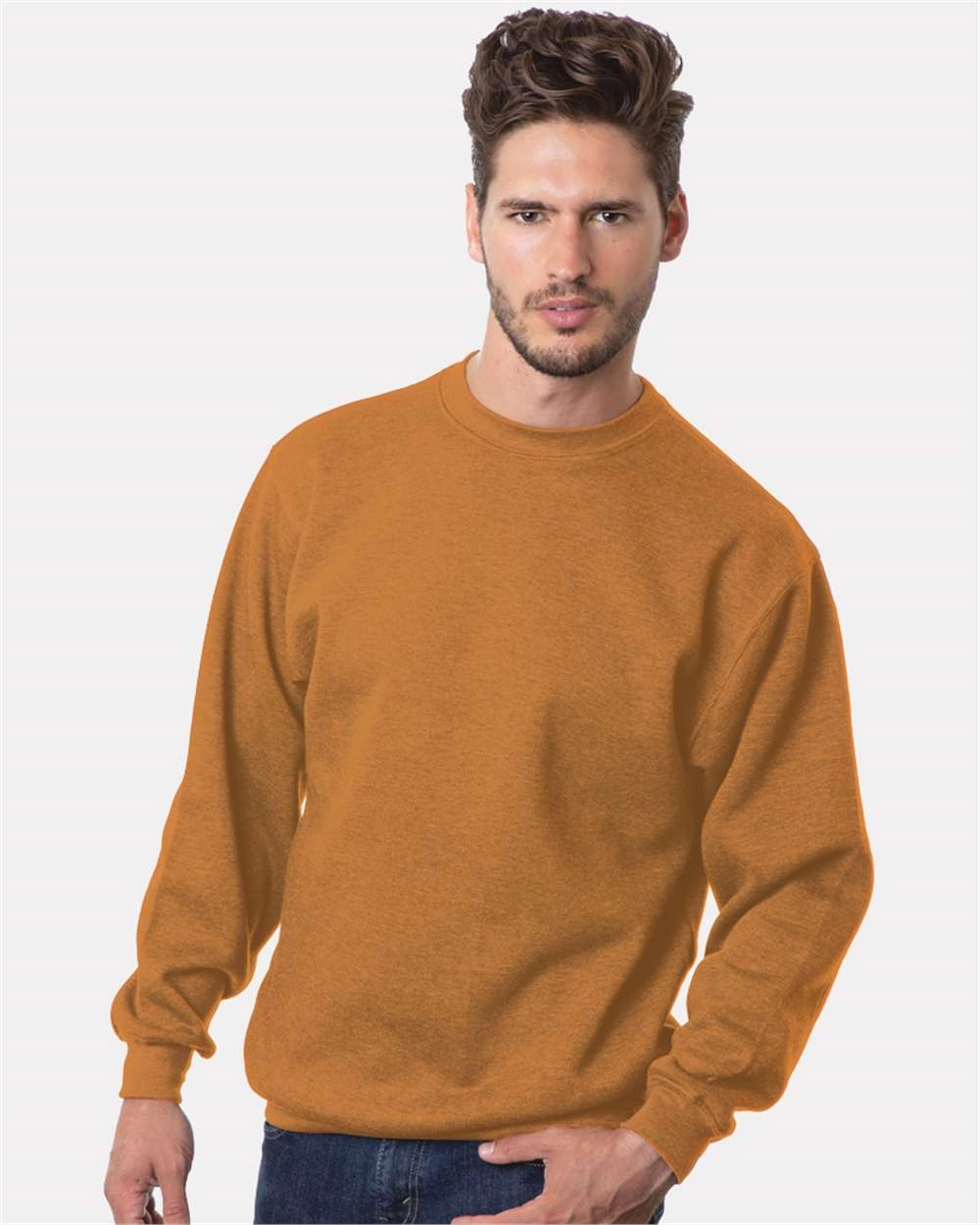 1102 Bayside Fleece Crew Neck Pullover SKU: 1102