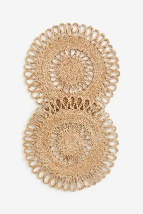 2-pack Jute Placemats