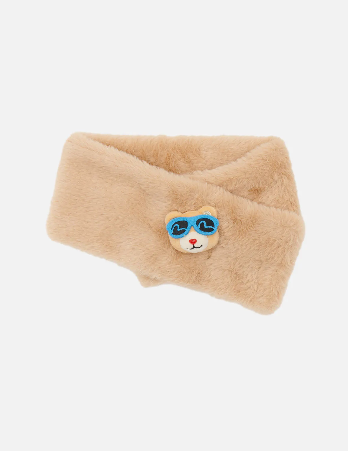 3D Bear Furry Scarf