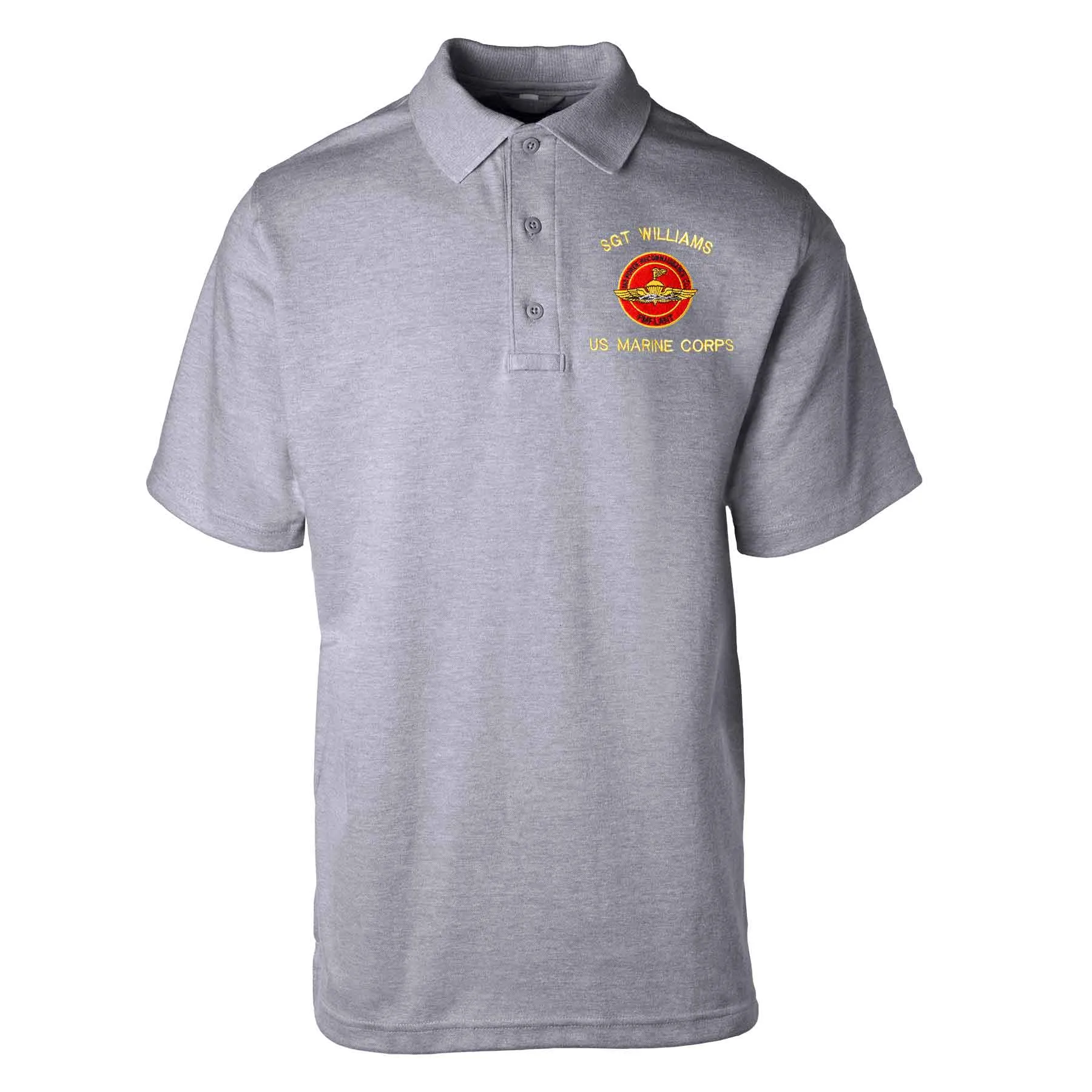 3rd Force Recon FMF Embroidered Tru-Spec Golf Shirt