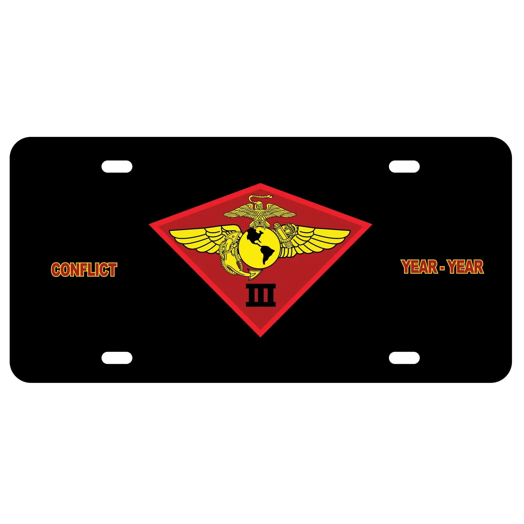 3rd Marine Air Wing License Plate