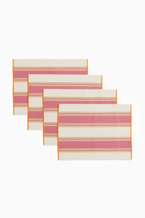 4-pack Striped Placemats