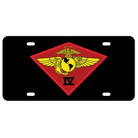 4th Marine Air Wing License Plate