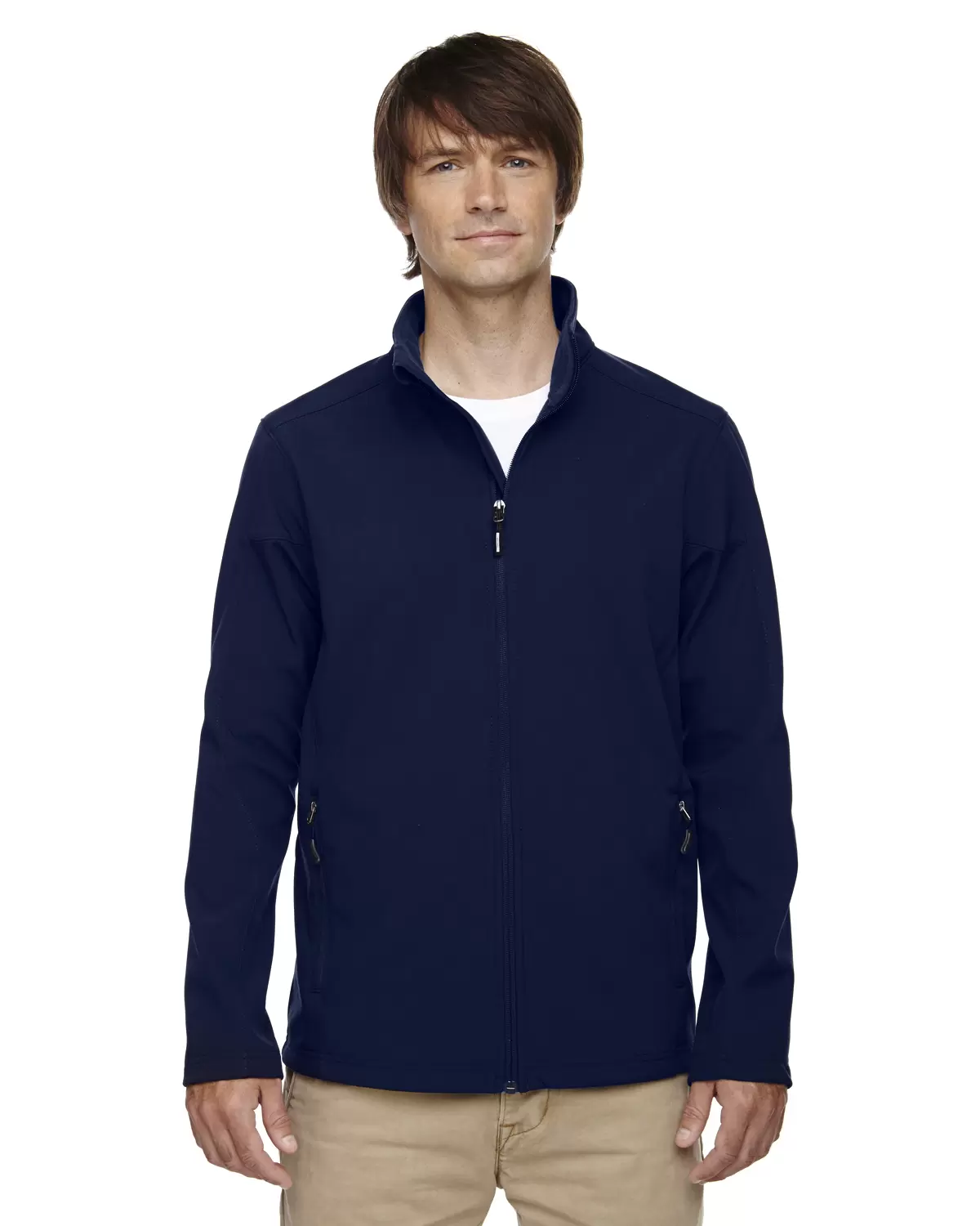 88184T Ash City - Core 365 Men's Tall Cruise Two-Layer Fleece Bonded Soft Shell Jacket SKU: 88184T