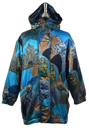 Abstract Print Ski Jacket