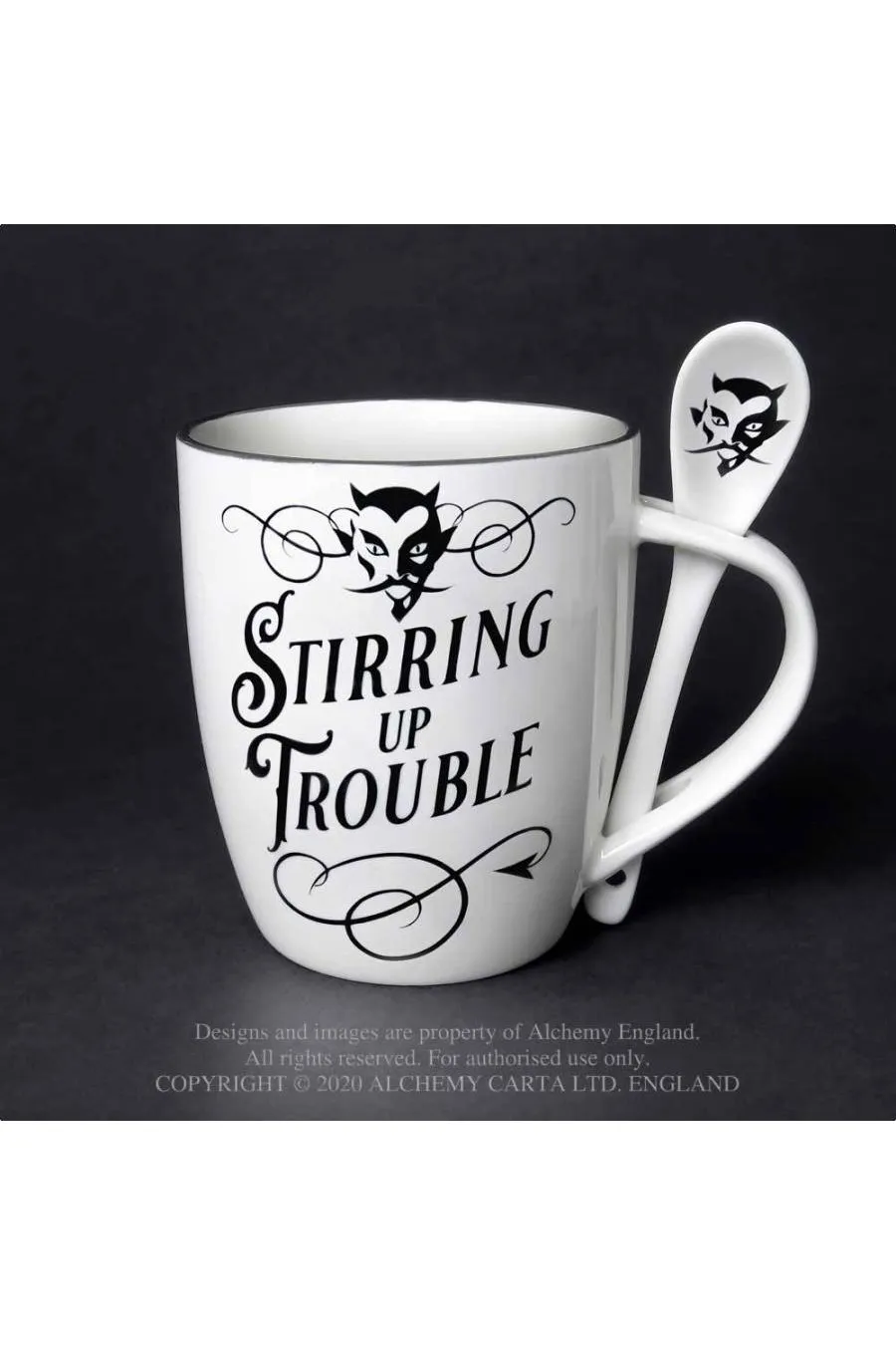 Alchemy - Stirring Up Trouble Mug and Spoon Set | Dark Ages