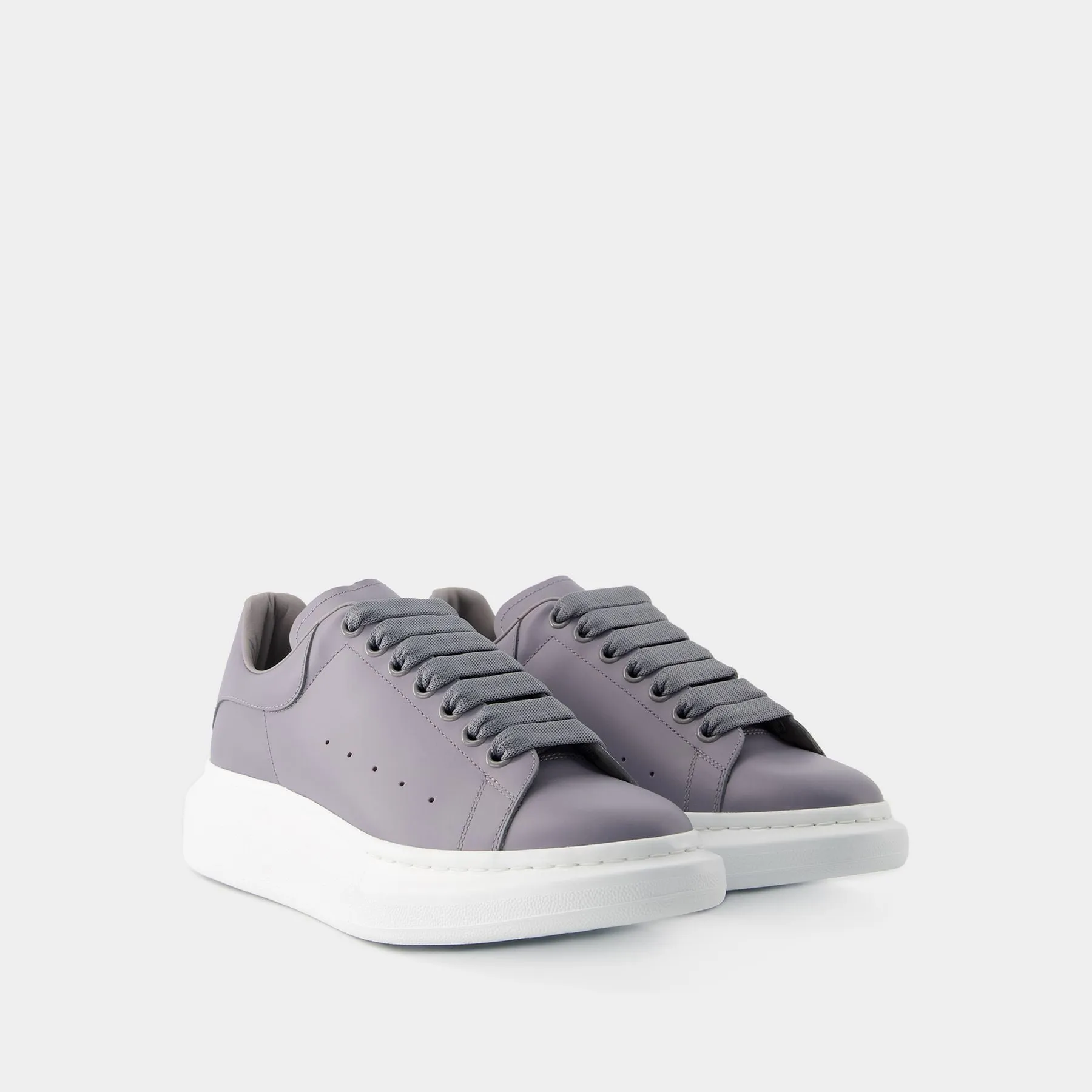 Alexander McQueen  Oversized Sneakers - Alexander Mcqueen - Leather - Grey