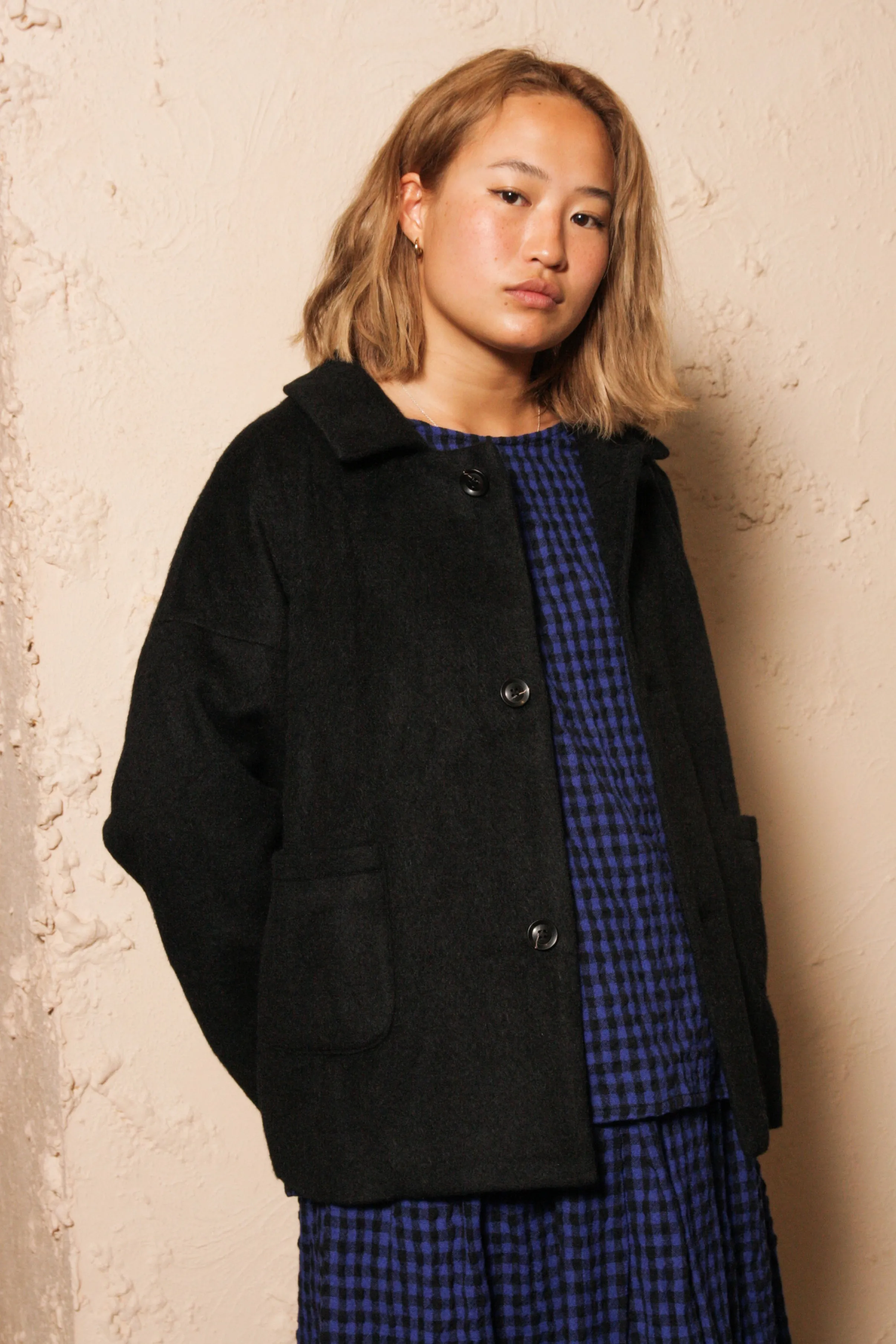 Alpaca Mosser Jacket Black