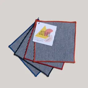 Americana Stripe Cocktail Napkins (Set of 4)