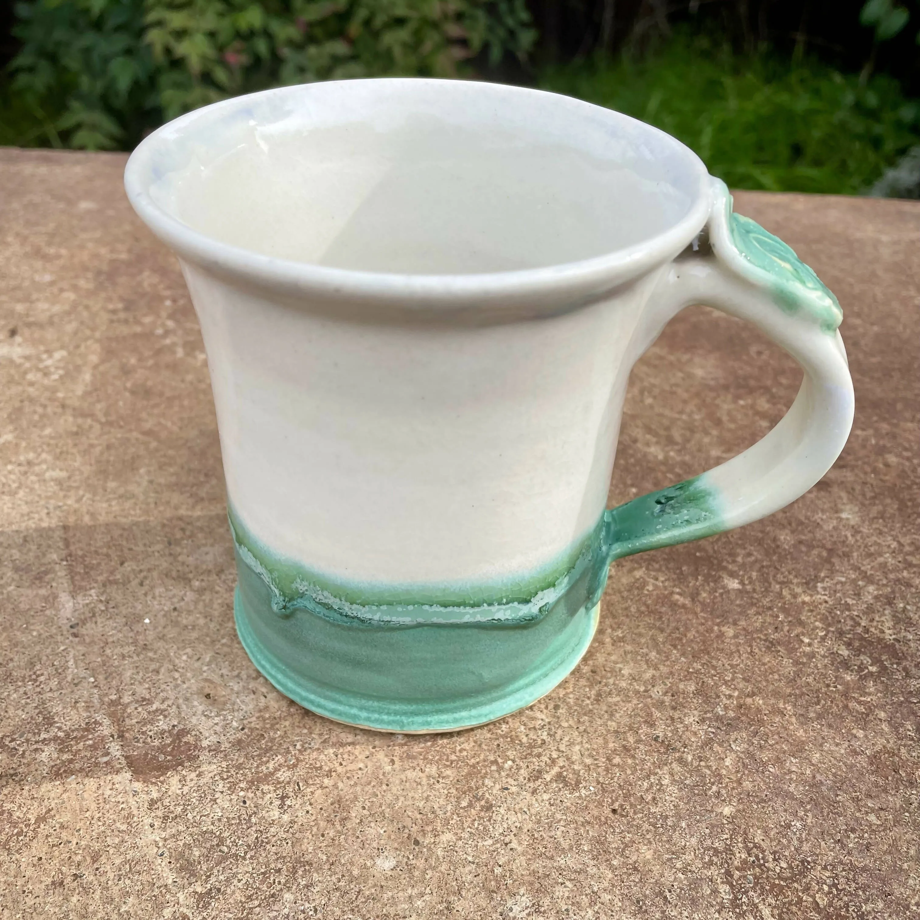 Angie Talbert Studios- Cascade Green Stein Mug