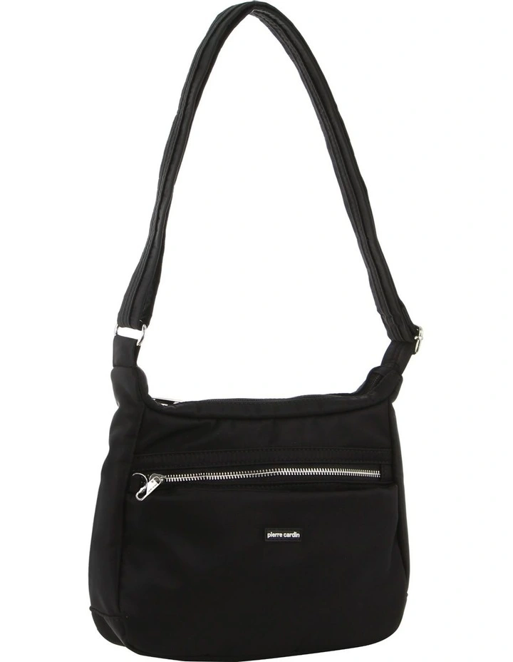 Anti-Theft Cross Body Bag in Black