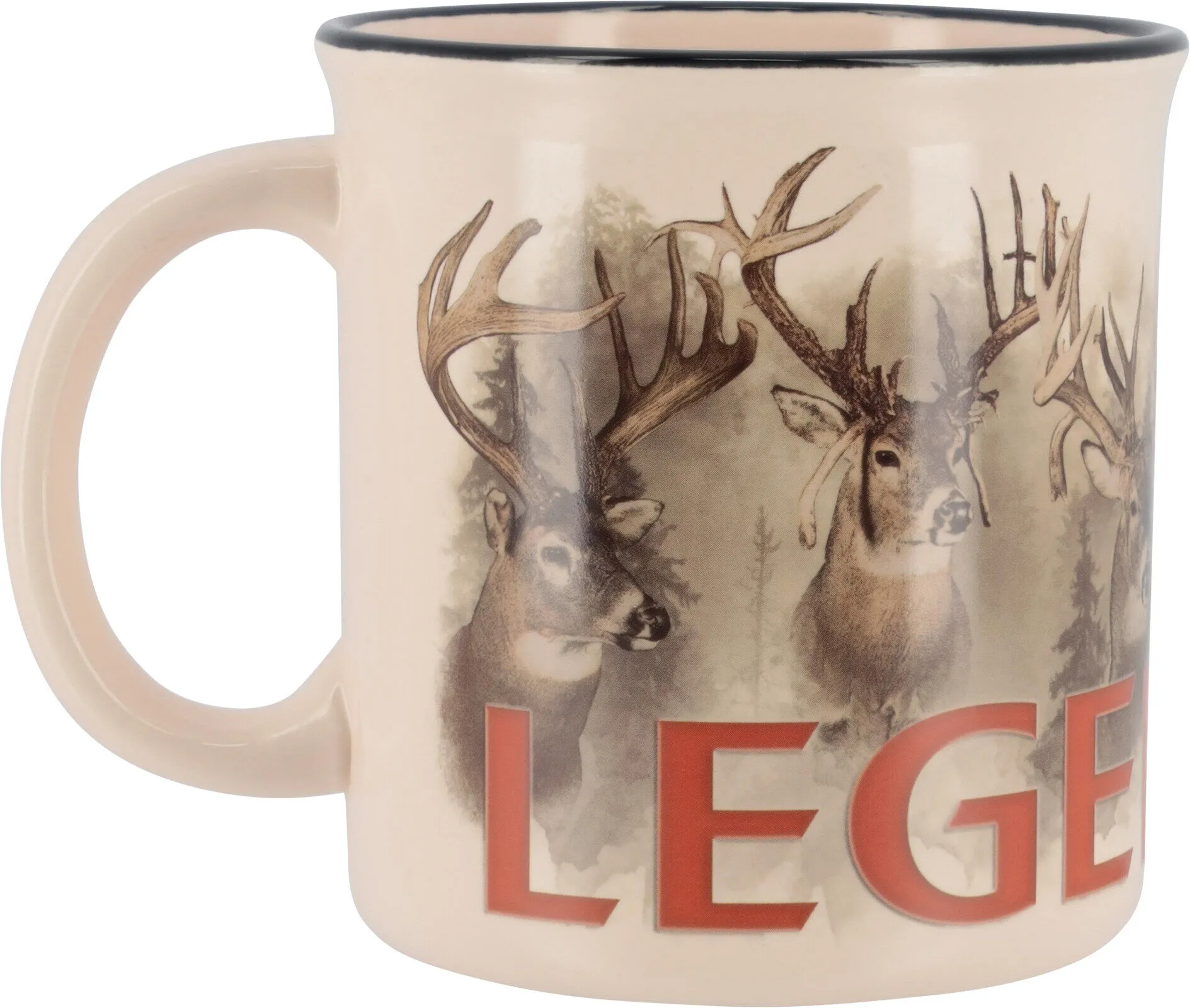 Antler Mug Holder With Two Piece Ceramic Mug Set