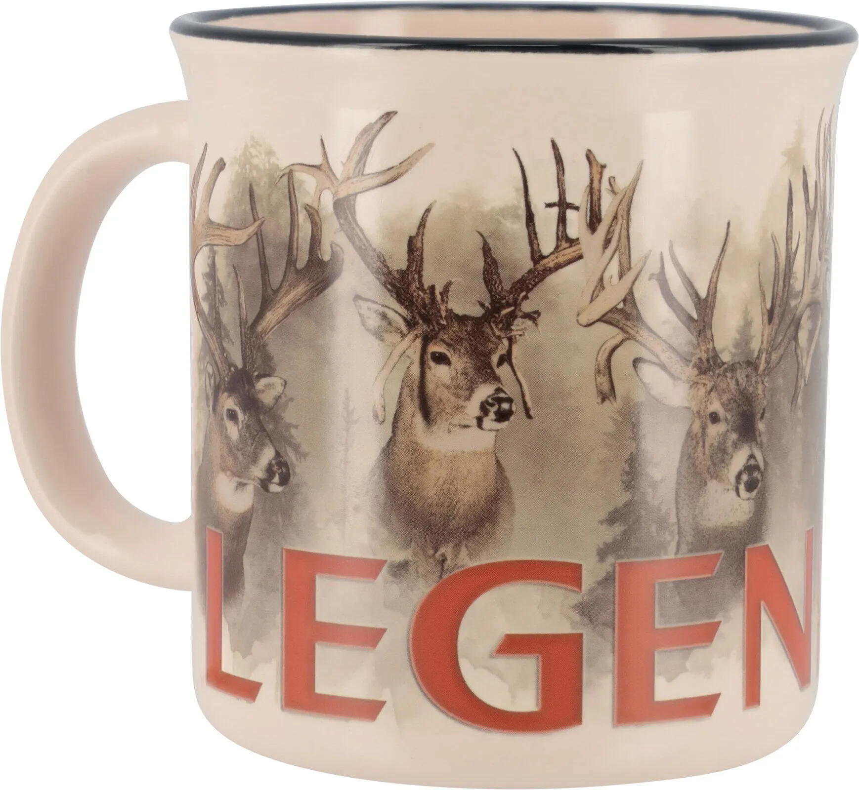 Antler Mug Holder With Two Piece Ceramic Mug Set