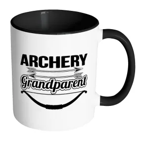 Archery Mug Archery Grandparent White 11oz Accent Coffee Mugs