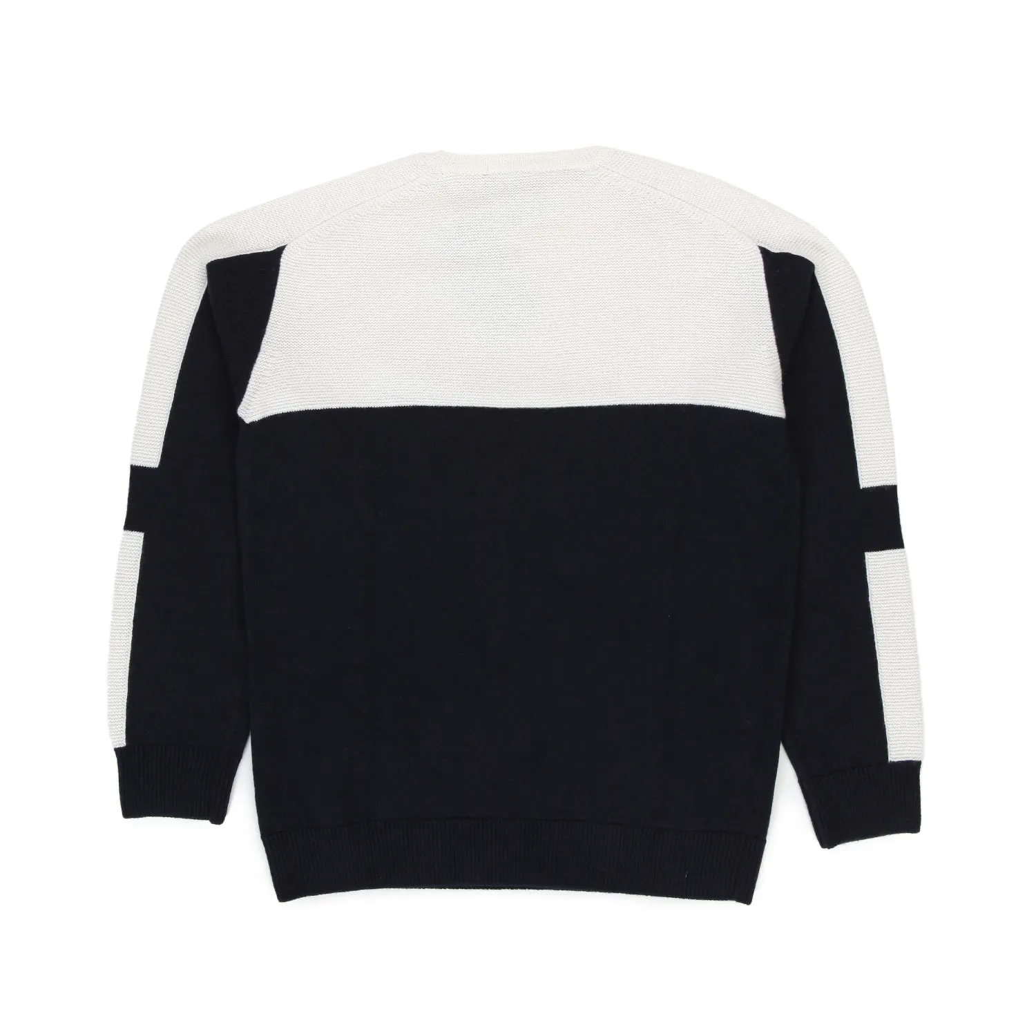 Armani Junior Boy Blue And White Pullover