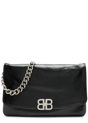 BALENCIAGA Soft Flap leather shoulder bag -                         -                     -                