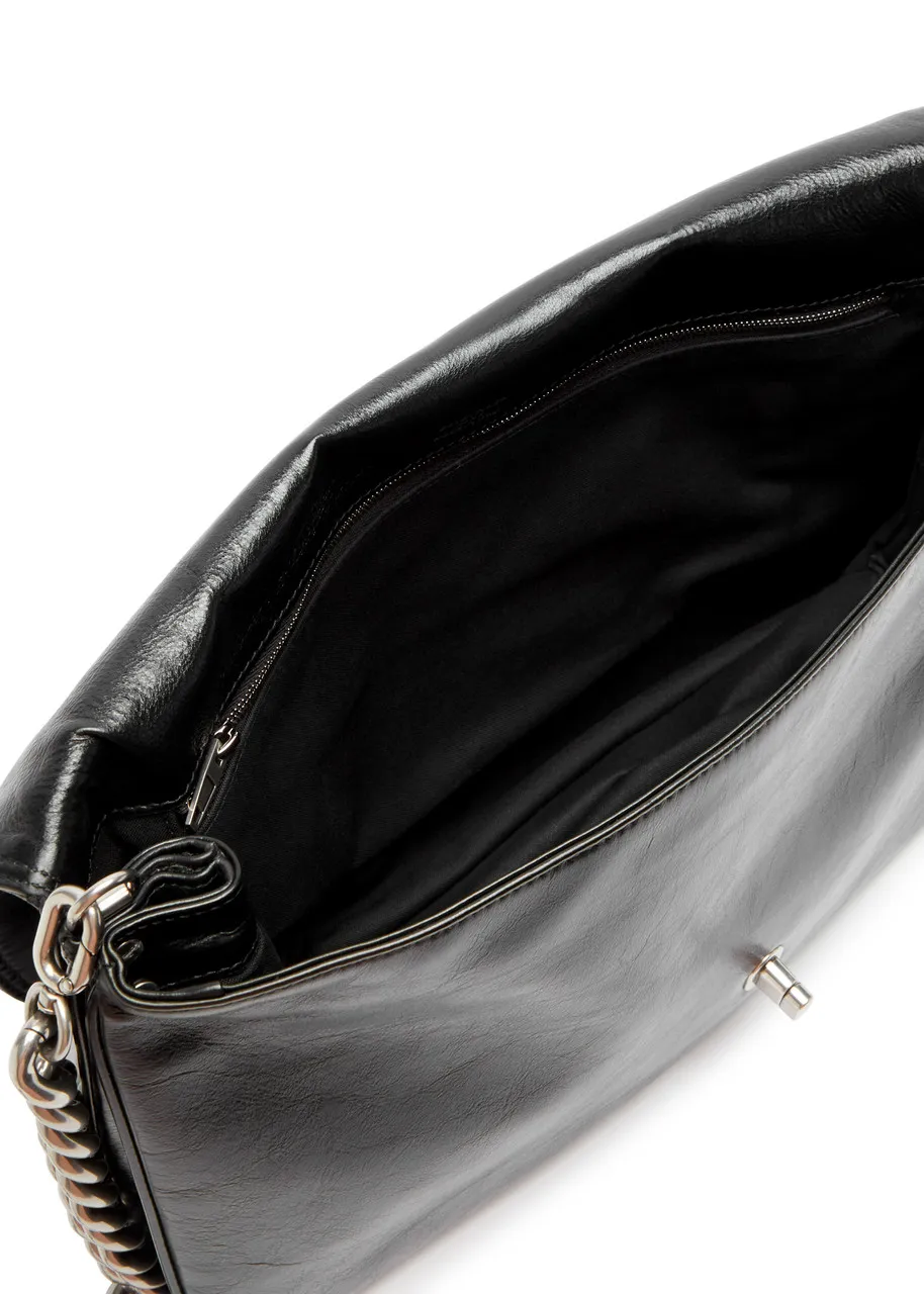 BALENCIAGA Soft Flap leather shoulder bag -                         -                     -                