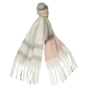 Barbour Isla Boucle Scarf LSC0293 - Grey Rose