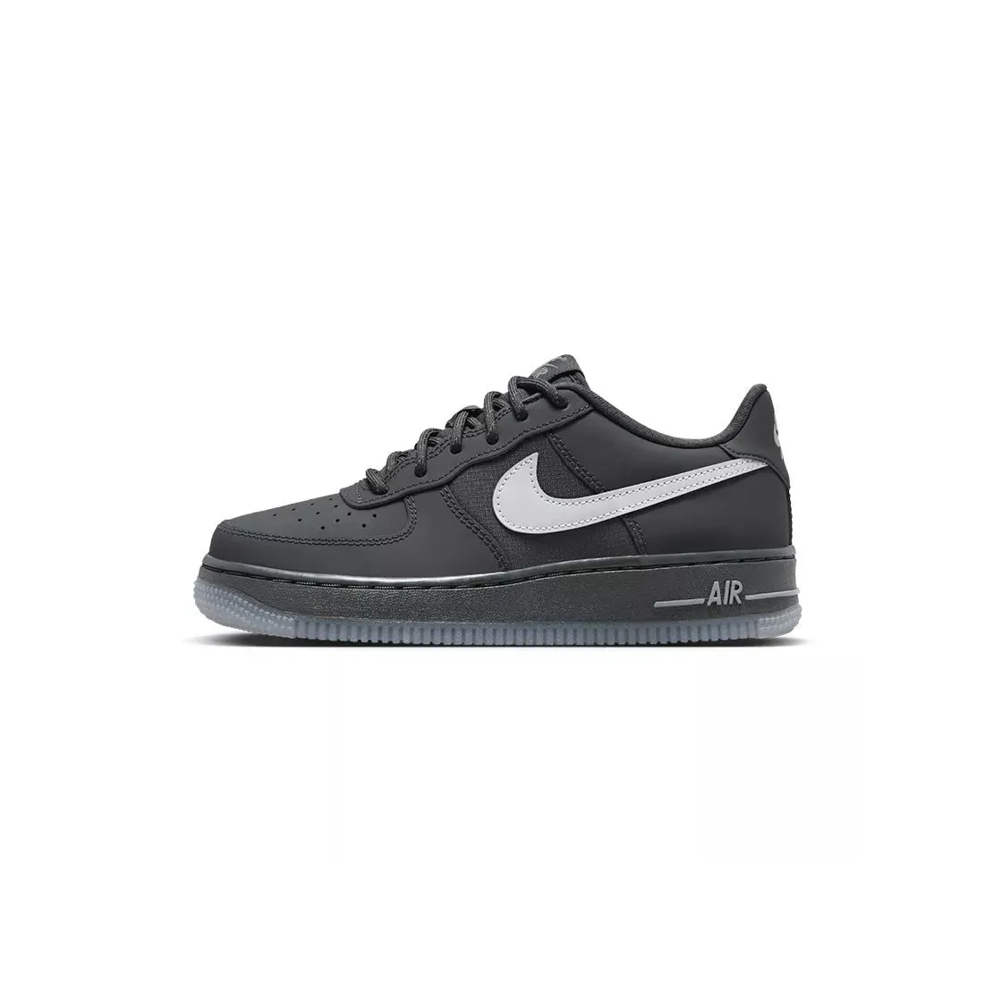 Baskets Junior Nike Air Force 1 Low - Noir Et Gris - Femme