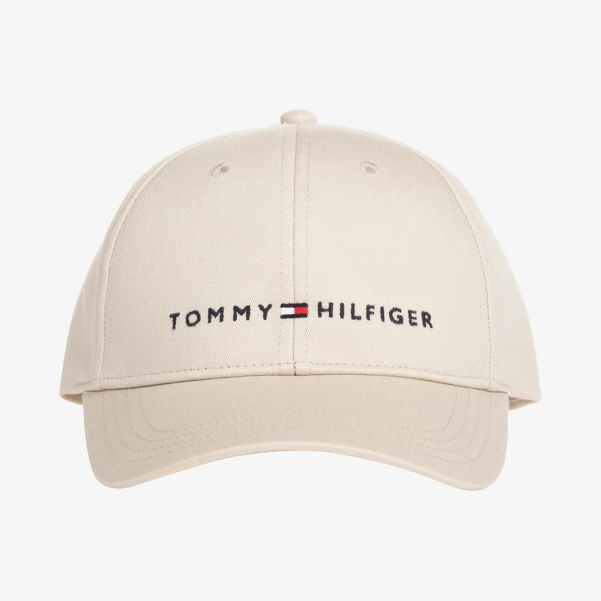 Beige Cotton Cap