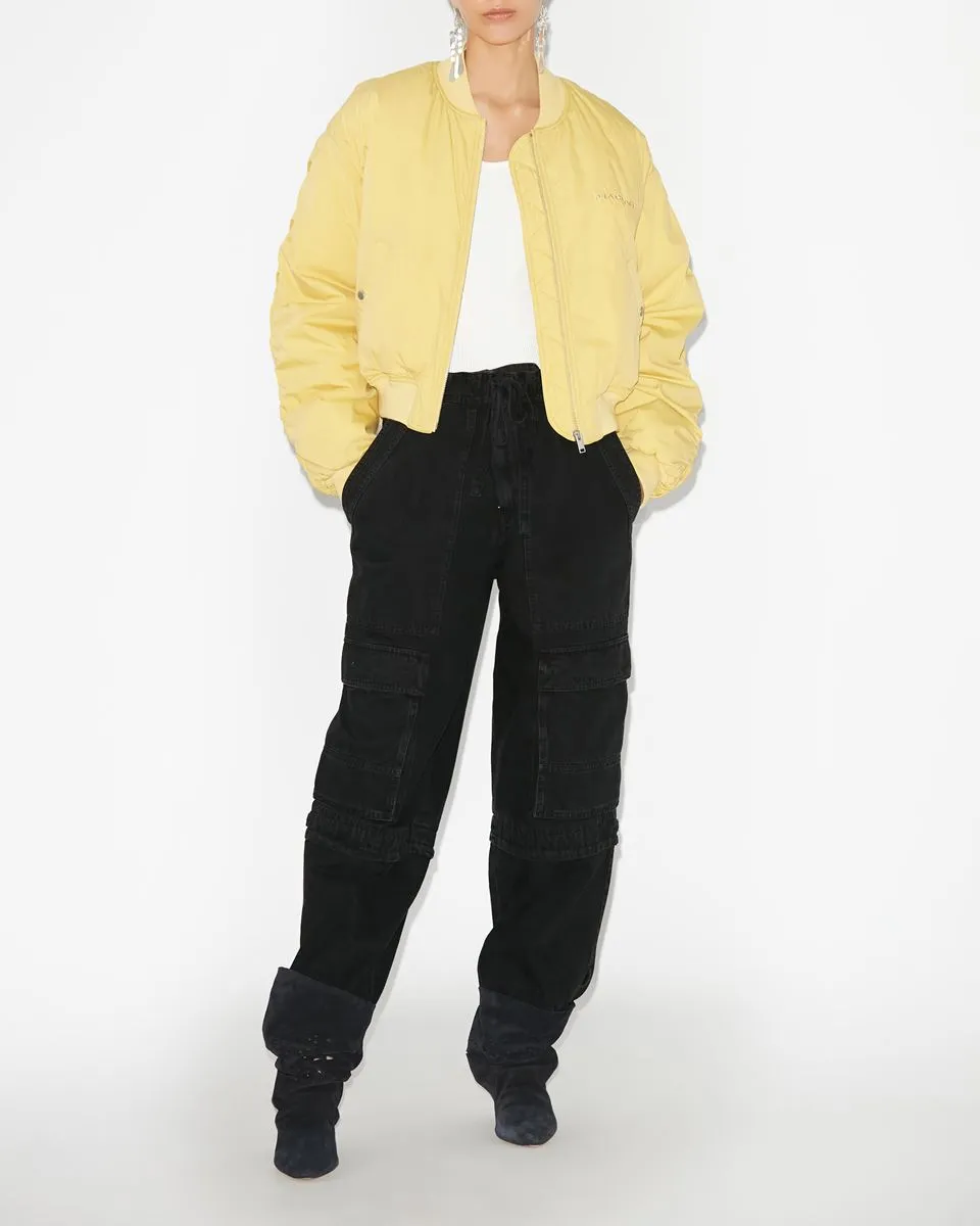 BESSIME BOMBER JACKET-YELLOW