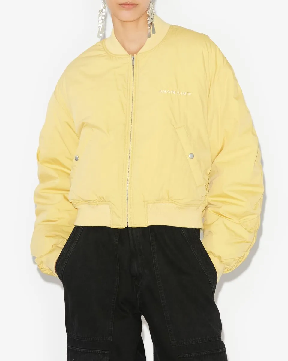 BESSIME BOMBER JACKET-YELLOW