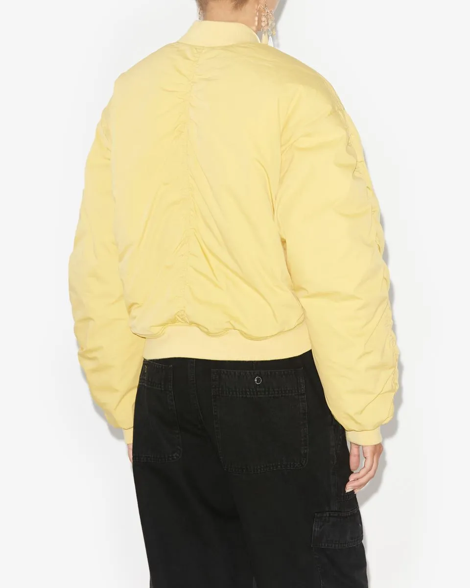 BESSIME BOMBER JACKET-YELLOW