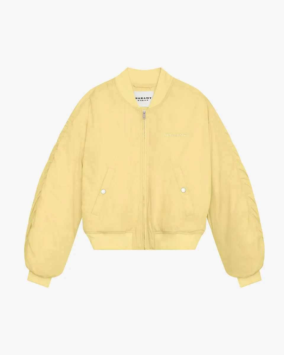 BESSIME BOMBER JACKET-YELLOW