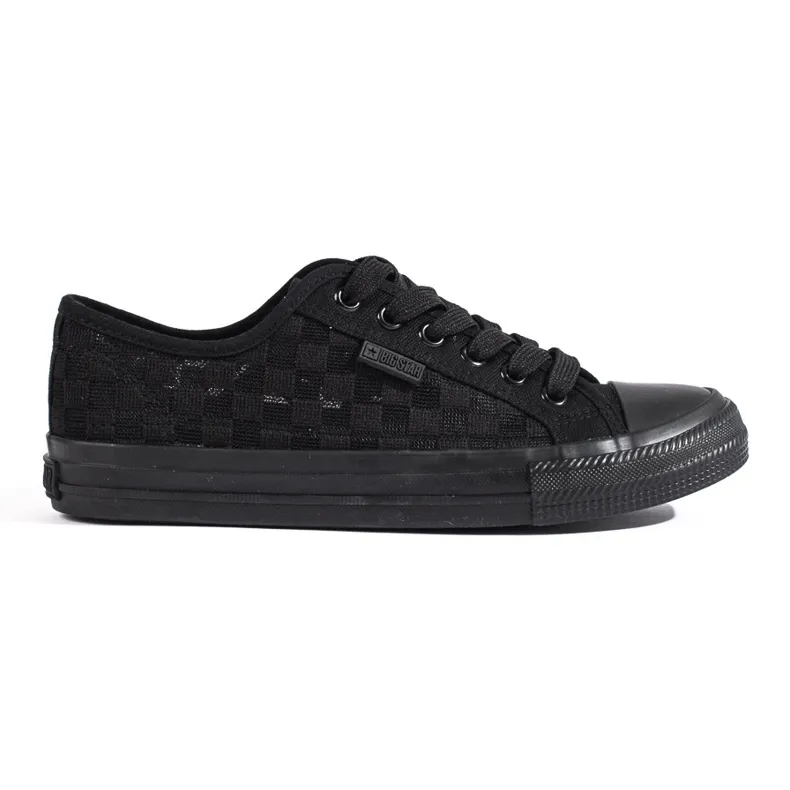 Big Star LL274072 women's black sneakers