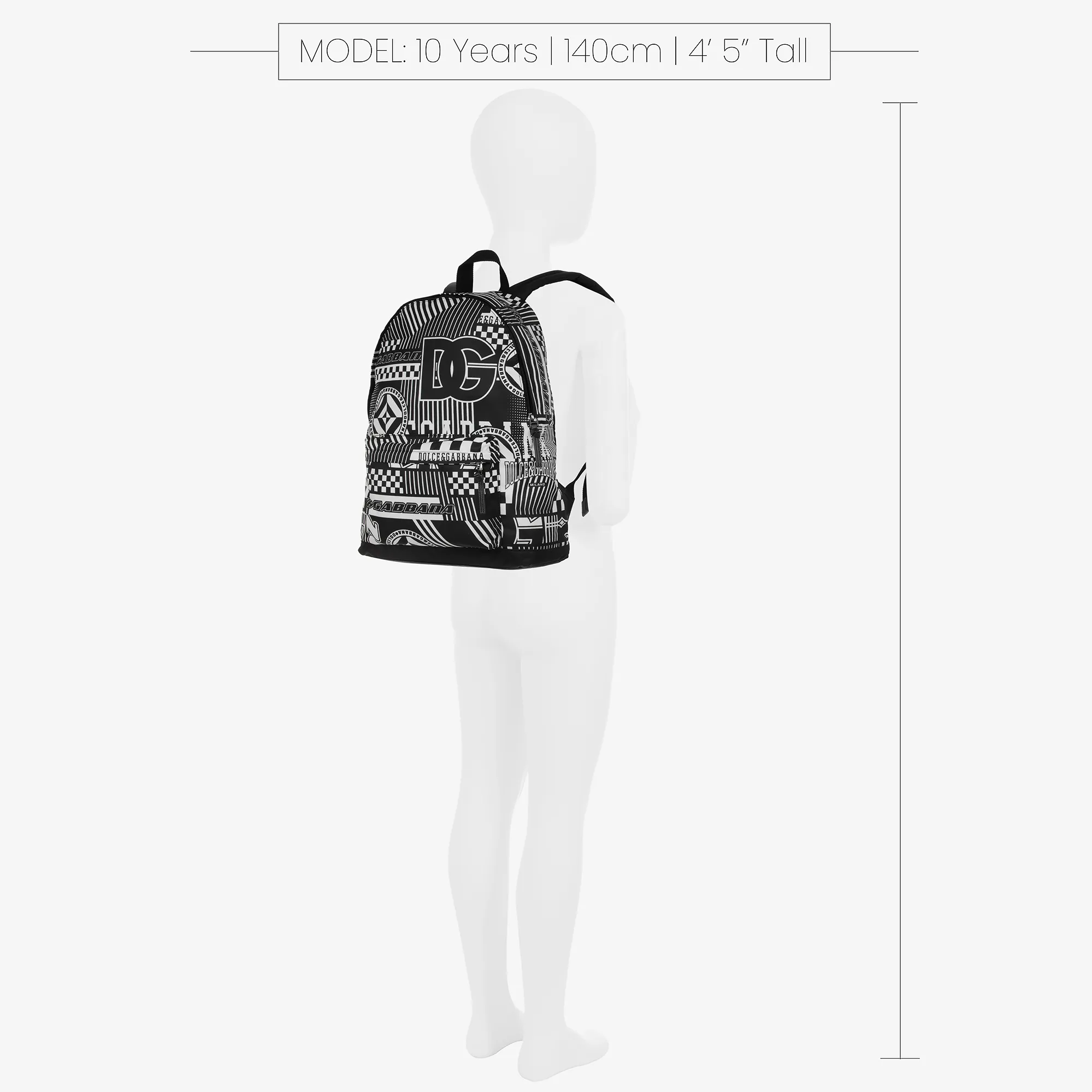 Black & White Backpack (40cm)