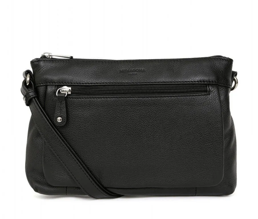 Black calfskin cross body bag 464778