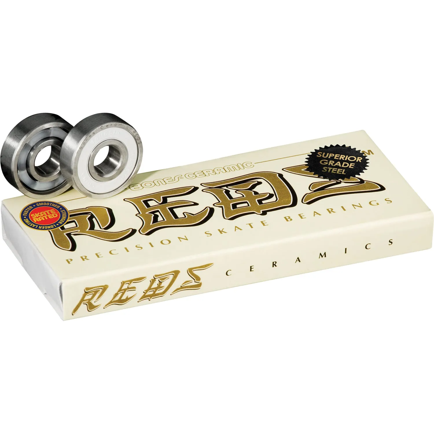 Bones Ceramic Reds Skateboard Bearings