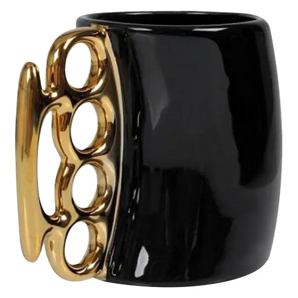 BRASS KNUCKLE MUG