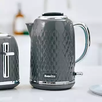 Breville Curve Collection Kettle - Grey & Chrome | Kaleidoscope