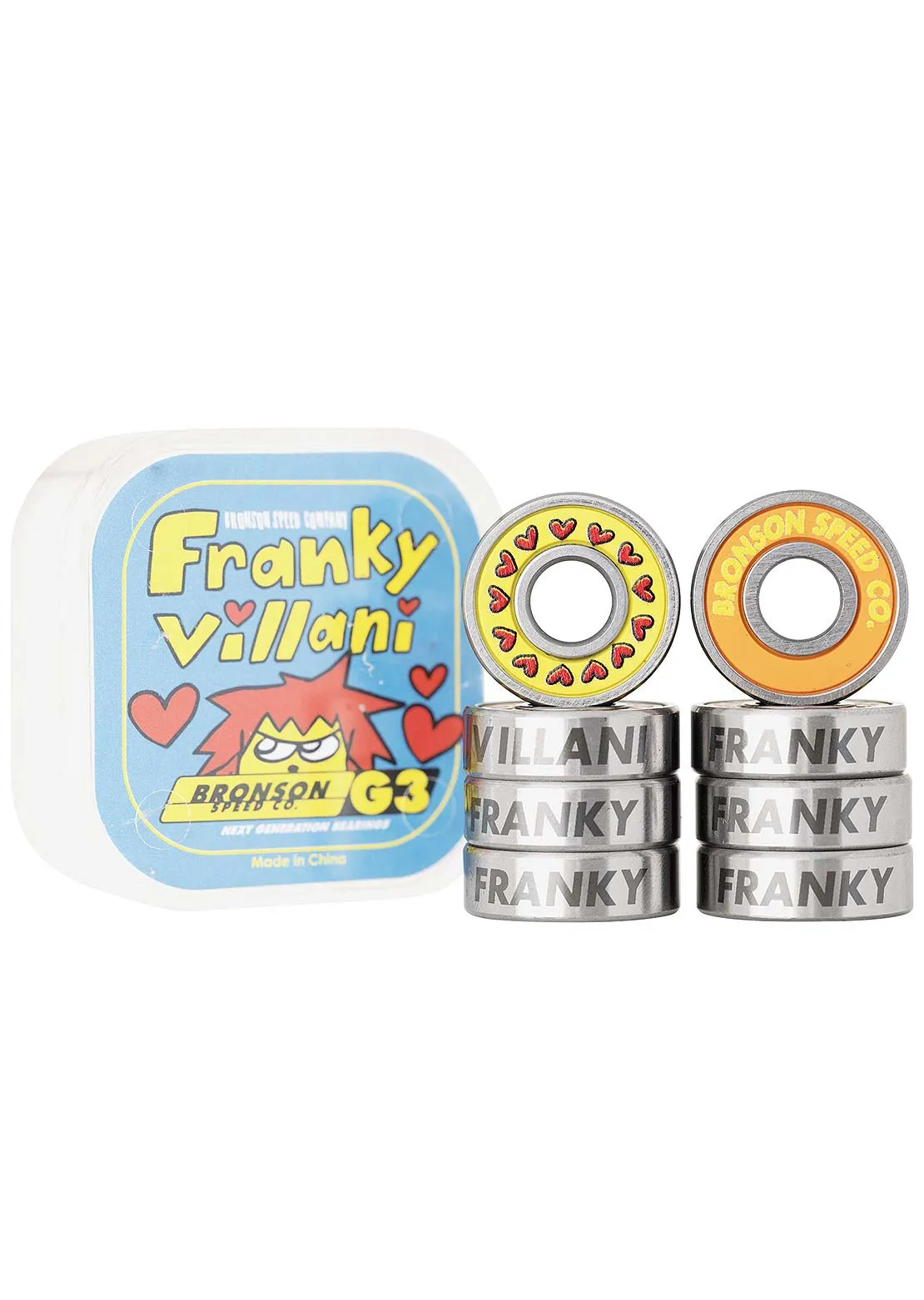 Bronson G3 Franky Villani Skateboard Bearings