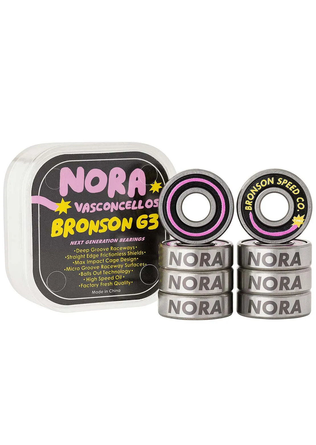 Bronson G3 Nora Vasconcellos Skateboard Bearings