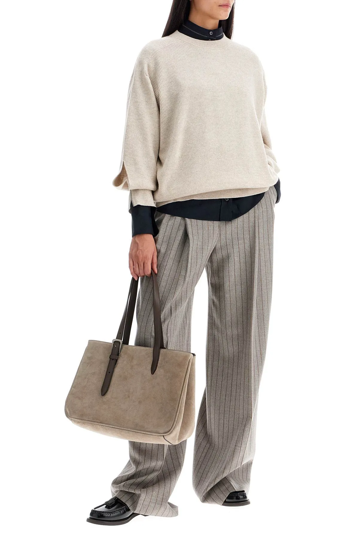 Brunello Cucinelli    Brunello Cucinelli Cashmere Boxy Pullover