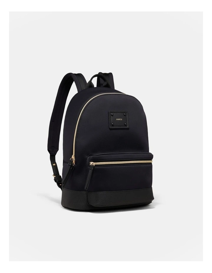 Brunswick Backpack in Black Light Gold