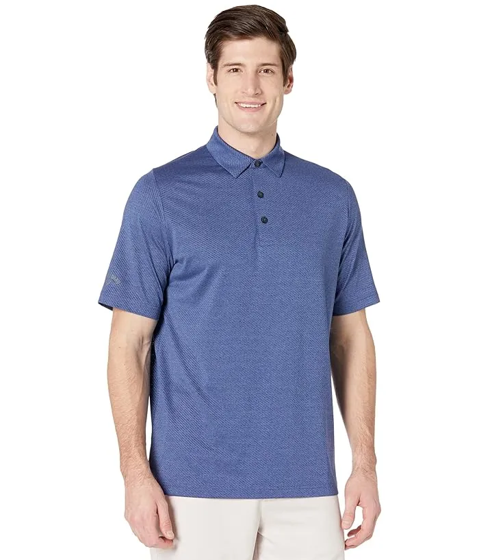 Callaway Ventilated Heather Jacquard Polo