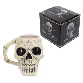 Ceramic Shaped Head Mug - Ancient Skull MUG217