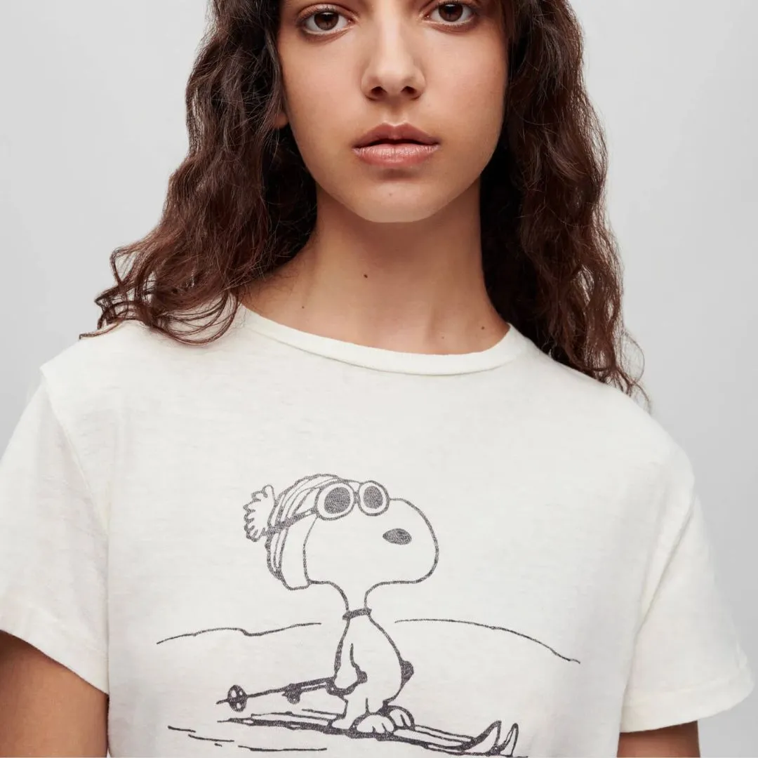 Classic Tee Ski Snoopy (Vintage White)