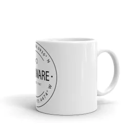 Delaware - Mug - Latitude & Longitude