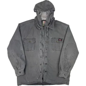 Dickies Workwear Hooded Quilted Lined Jacket Grey