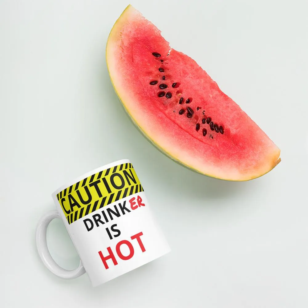 Drinker is Hot Coffee Mug