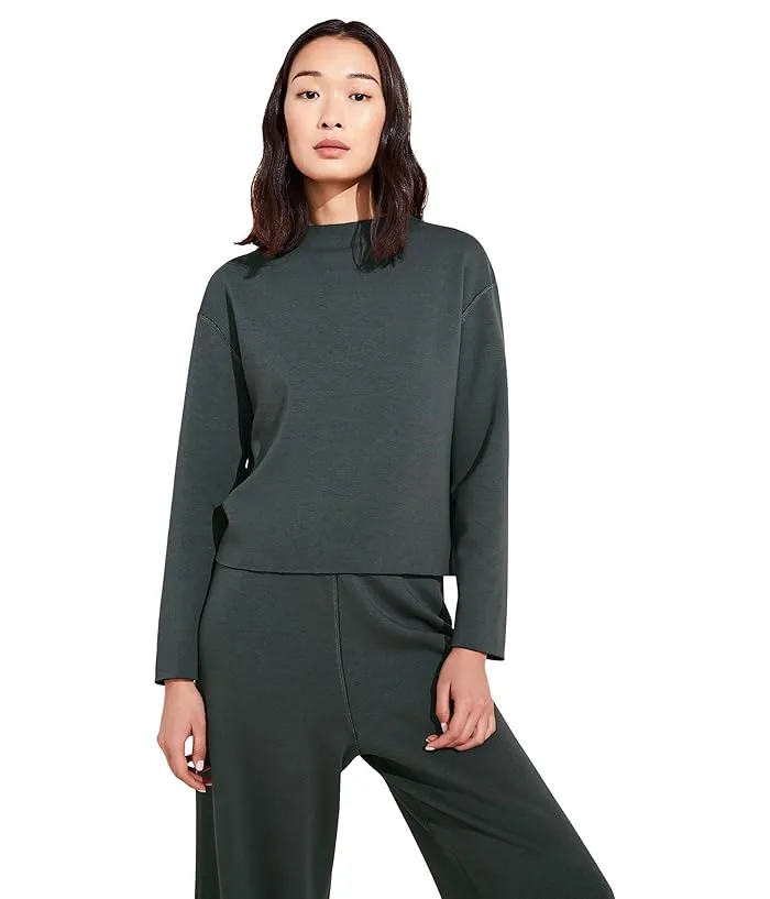 Eberjey Reversible Plush - The Funnel Neck Pullover Women's