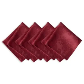 Elrene Barcelona Jacquard Damask Napkins, Set of 4