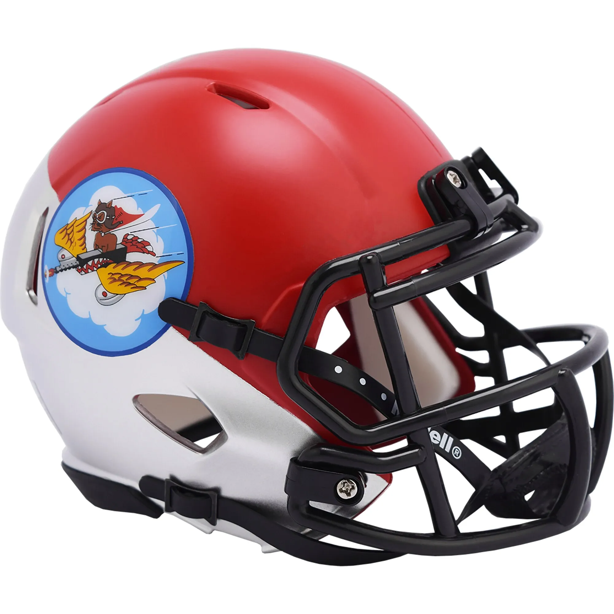 Fanatics Authentic Air Force Falcons Unsigned Riddell Tuskegee 301st Squadron Speed Mini Helmet