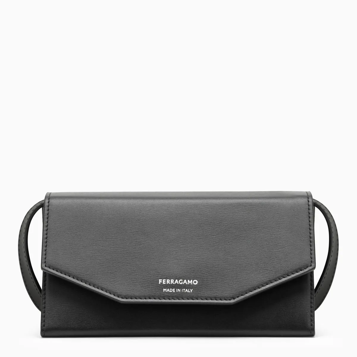 Ferragamo    Ferragamo Black Leather Shoulder Bag