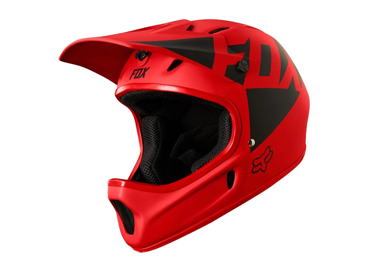 Fox Racing Rampage Landi Full Face Helmet - Bright Red