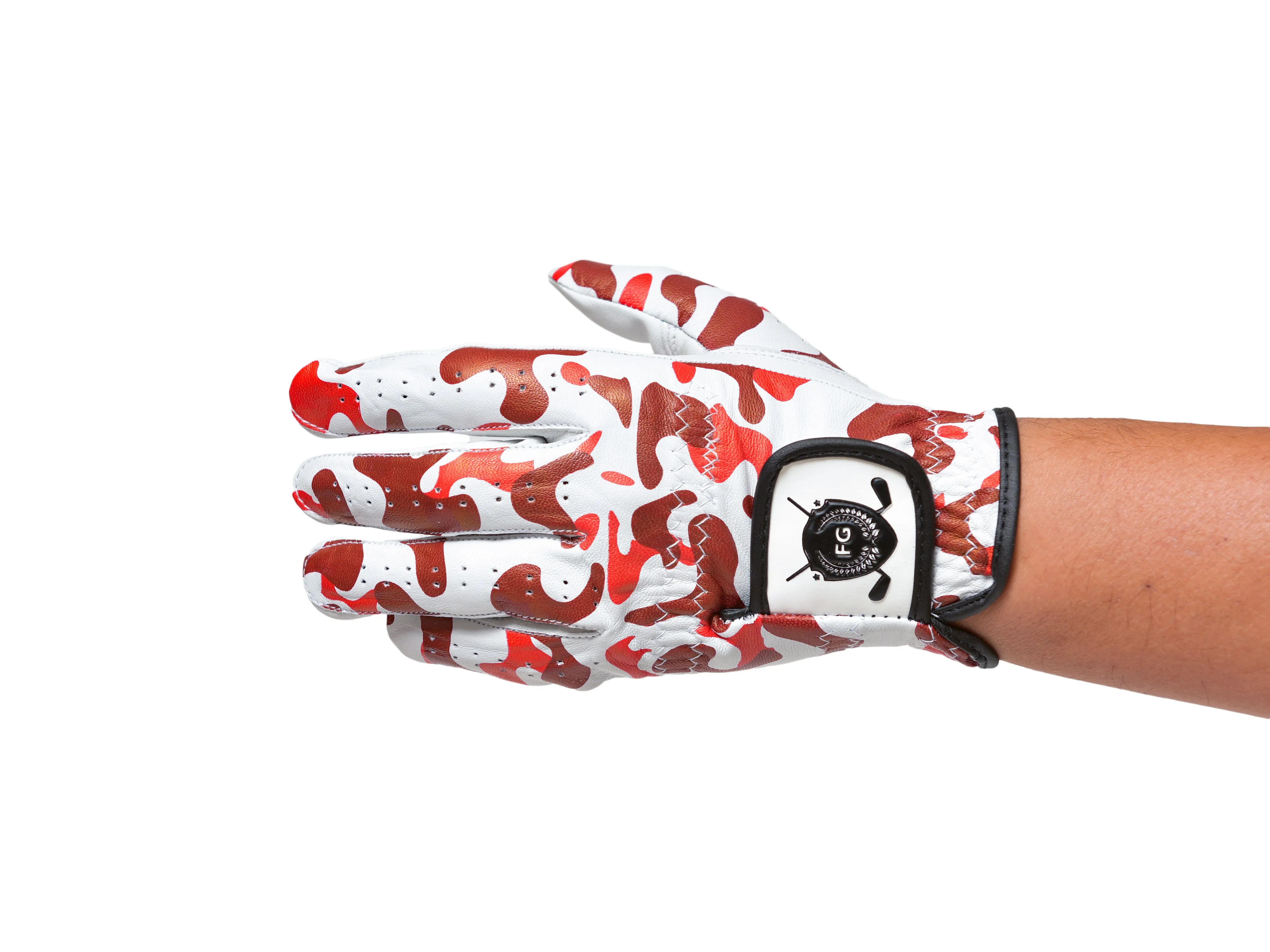 Fresco Golf Glove Red Camo